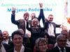 Veselje novoizvoljenega vodstva stranke SLS (na fotografiji Franc Bogovič, Marjan Podobnik, Suzana Lara Krause in Modest Motaln)- Foto: BoBo