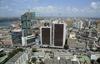 Panorama poslovnega središča v tanzanijski prestolnici Dar es Salaam