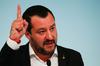 Notranji minister in vodja desne Lige Matteo Salvini je bil po sprejetju proračunskega osnutka vidno zadovoljen: