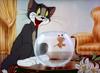 Risanka je sicer zelo redko nakazala, da Tom Jerryja lovi zato, da bi ga pojedel. Po navadi ga je hotel le ponižati ali pa od ljudi dobiti nagrado, ker je ujel miš. Foto: Wikipedia