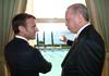 Emmanuel Macron in Recep Tayyip Erdogan