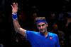 Roger Federer se je po nepričakovanem porazu s Keiem Nišikorijem pobral in proti Dominicu Thiemu pokazal precej boljši obraz. Foto: Reuters
