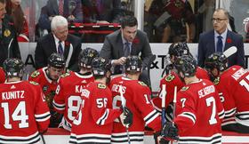 Coach Jeremy Colliton (Chicago Blackhawks) Coach Jeremy Colliton (Chicago Blackhawks)