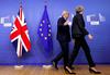 Jean-Claude Juncker in Theresa May