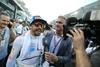Fernando Alonso in David Coulthard