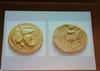 The coin is a Celtic imitation of the Alexander the Great stater, depicting Nike and Athena. Foto: ZRC SAZU