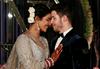 Priyanka in Nick sta imela v njeni rodni Indiji več poročnih obredov, tako indijskih kot zahodnjaških. Foto: Reuters