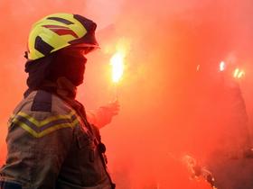 A fire broke out in Cerknica