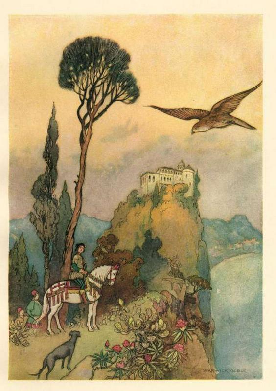 Sonce, Luna in Talija (Warwick Goble, 1865-1943) Sonce, Luna in Talija (Warwick Goble, 1865-1943)