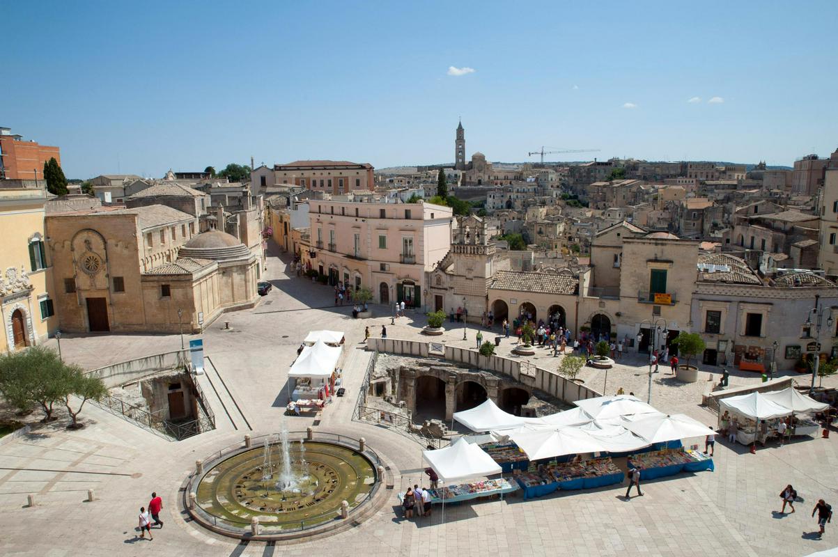 Pogled na italijansko zgodovinsko mesto Matera. Foto: Reuters Pogled na italijansko zgodovinsko mesto Matera. Foto: Reuters