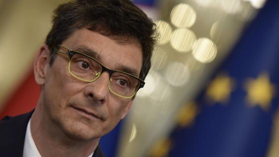 Peter Svetina predstavlja kandidaturo za varuha človekovih pravic v predsedniški palači 18. januarja 2019. Foto: BoBo/Žiga Živulović ml.