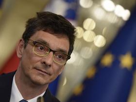 Peter Svetina predstavlja kandidaturo za varuha človekovih pravic v predsedniški palači 18. januarja 2019. Foto: BoBo/Žiga Živulović ml.