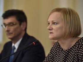 Peter Svetina predstavlja kandidaturo za varuha človekovih pravic v predsedniški palači 18. januarja 2019. Foto: BoBo/Žiga Živulović ml.