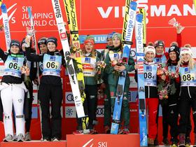 Ljubno: Sieg für österreichs Damen, freude im slowensichen Team