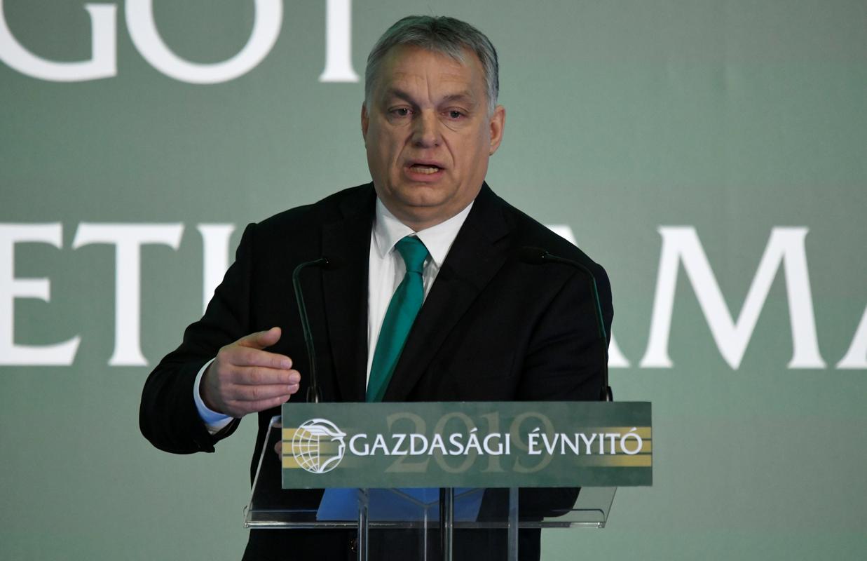 Orbanovi stranki grozi izključitev iz EPP-ja, ki ima v Evropskem parlamentu največjo politično skupino. Foto: Reuters Orbanovi stranki grozi izključitev iz EPP-ja, ki ima v Evropskem parlamentu največjo politično skupino. Foto: Reuters