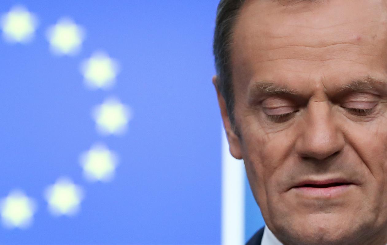 Tusk ne izključuje nobene možnost. Foto: Reuters Tusk ne izključuje nobene možnost. Foto: Reuters
