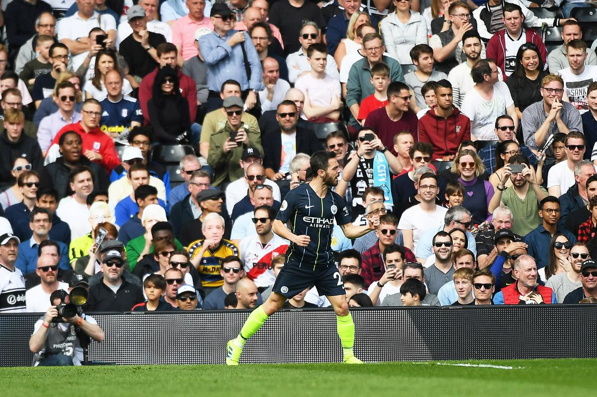 Bernardo Silva je blestel na Craven Cottageu. Foto: EPA Bernardo Silva je blestel na Craven Cottageu. Foto: EPA