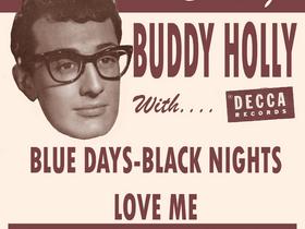 Buddy Holly izda prvo ploščo Blue Days, Black Nights