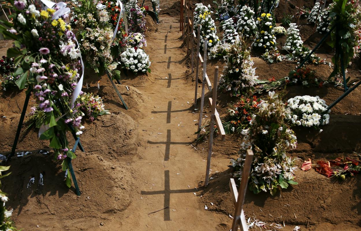 Večina umrlih je bila državljanov Šrilanke, med žrtvami pa je tudi 38 tujih državljanov. Foto: Reuters Večina umrlih je bila državljanov Šrilanke, med žrtvami pa je tudi 38 tujih državljanov. Foto: Reuters
