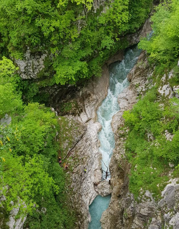 Soteska Koritnice. Foto: PU Nova Gorica Soteska Koritnice. Foto: PU Nova Gorica