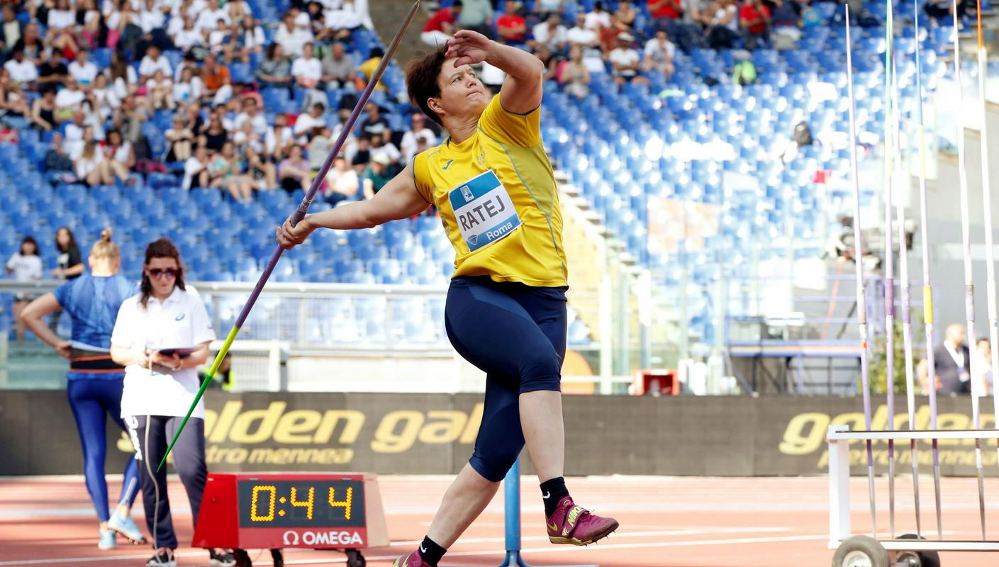 Martina Ratej ni bila zadovoljna z nastopom na olimpijskem stadionu v Rimu. Foto: Reuters Martina Ratej ni bila zadovoljna z nastopom na olimpijskem stadionu v Rimu. Foto: Reuters
