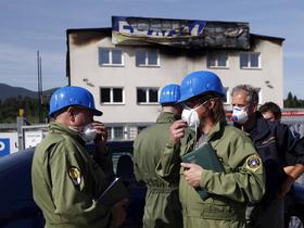 Fire near Cerknica did not affect air quality