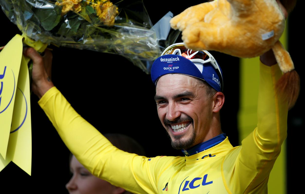 Julian Alaphilippe in njegov Julian Alaphilippe in njegov