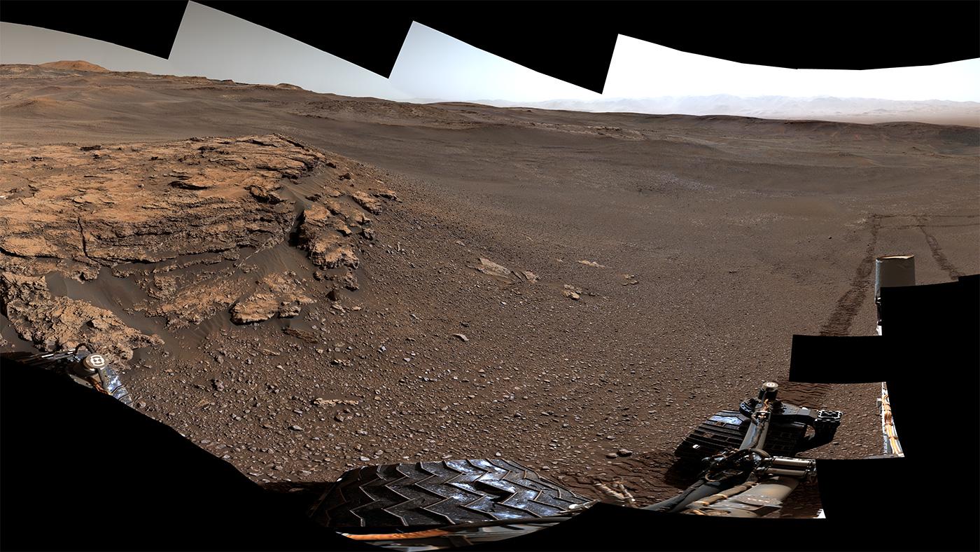 Manjši izsek panorame. Foto: NASA/JPL-Caltech/MSSS Manjši izsek panorame. Foto: NASA/JPL-Caltech/MSSS