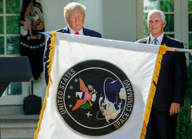 Trump oznanil vesoljski poveljniški center