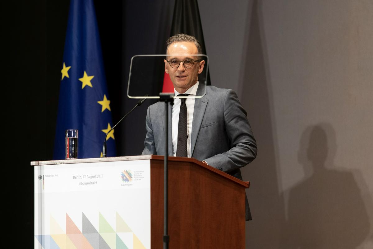 Nemški zunanji minister Heiko Maas (fotografija je arhivska) je v Berlinu gostil Gordana Grlića Radmana. Foto: EPA Nemški zunanji minister Heiko Maas (fotografija je arhivska) je v Berlinu gostil Gordana Grlića Radmana. Foto: EPA