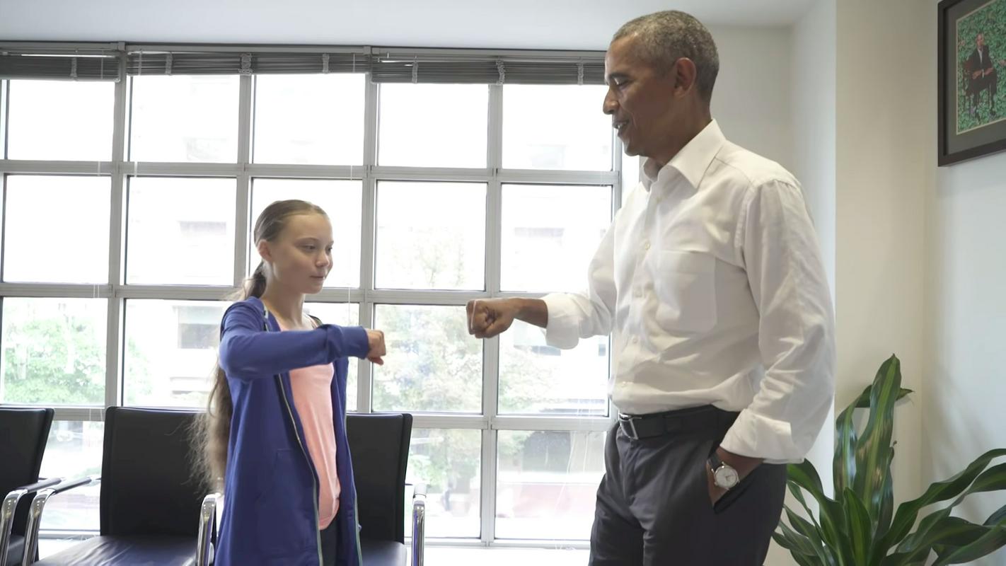 Srečala se je tudi z nekdanjim predsednikom Barackom Obamo. Foto: Reuters Srečala se je tudi z nekdanjim predsednikom Barackom Obamo. Foto: Reuters
