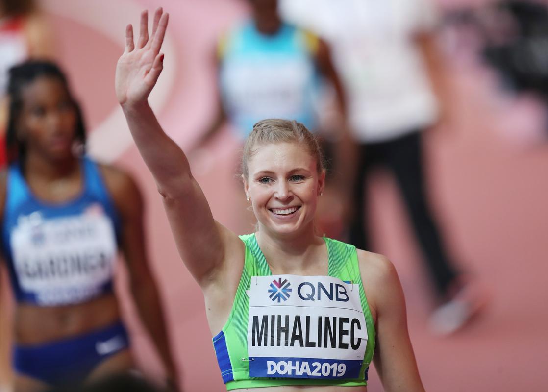 Maja Mihalinec je zasedla končno 25. mesto na 100 m. Foto: Reuters Maja Mihalinec je zasedla končno 25. mesto na 100 m. Foto: Reuters