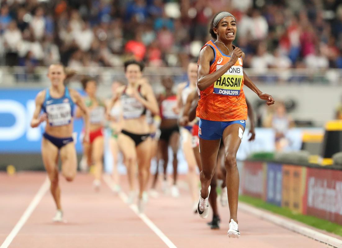 26-letna Sifan Hassan je na preteklem SP-ju v Dohi spisala atletsko zgodovino, saj je postala prva s svetovnima naslovoma na 10.000 m in 1.500 m. A Nizozemko je v zadnjih letih treniral ravno kaznovani Salazar. Foto: Reuters 26-letna Sifan Hassan je na preteklem SP-ju v Dohi spisala atletsko zgodovino, saj je postala prva s svetovnima naslovoma na 10.000 m in 1.500 m. A Nizozemko je v zadnjih letih treniral ravno kaznovani Salazar. Foto: Reuters