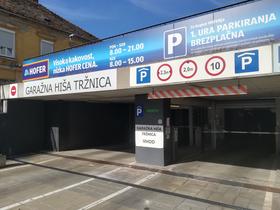 Parkiranje v garažni hiši Tržnica se bo občutno podražilo