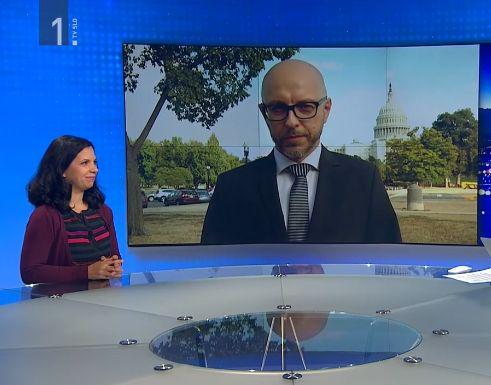 Karmen Švegl že vrsto let poroča iz Bližnjega vzhoda. Foto: Televizija Slovenija Karmen Švegl že vrsto let poroča iz Bližnjega vzhoda. Foto: Televizija Slovenija