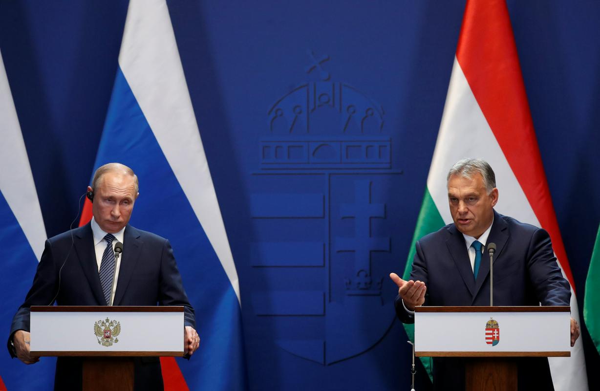 Putin in Orban veljata za zaveznika. Foto: Reuters Putin in Orban veljata za zaveznika. Foto: Reuters
