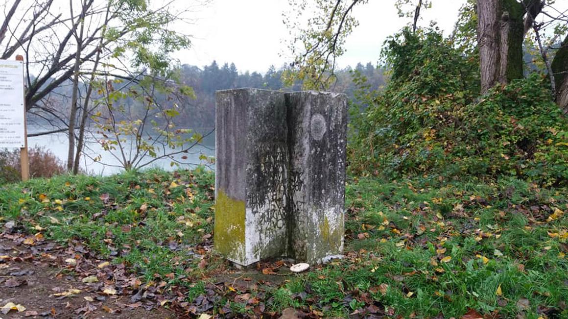 Foto: Stane Kocutar, Radio Maribor: Spomenik Kristijanu in Draganu