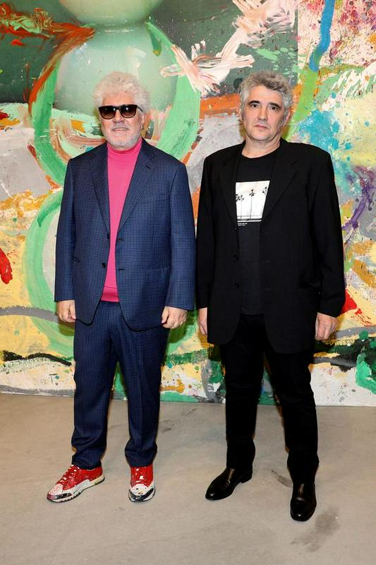 Pedro Almodovar in Jorge Galindo. Foto: EPA Pedro Almodovar in Jorge Galindo. Foto: EPA