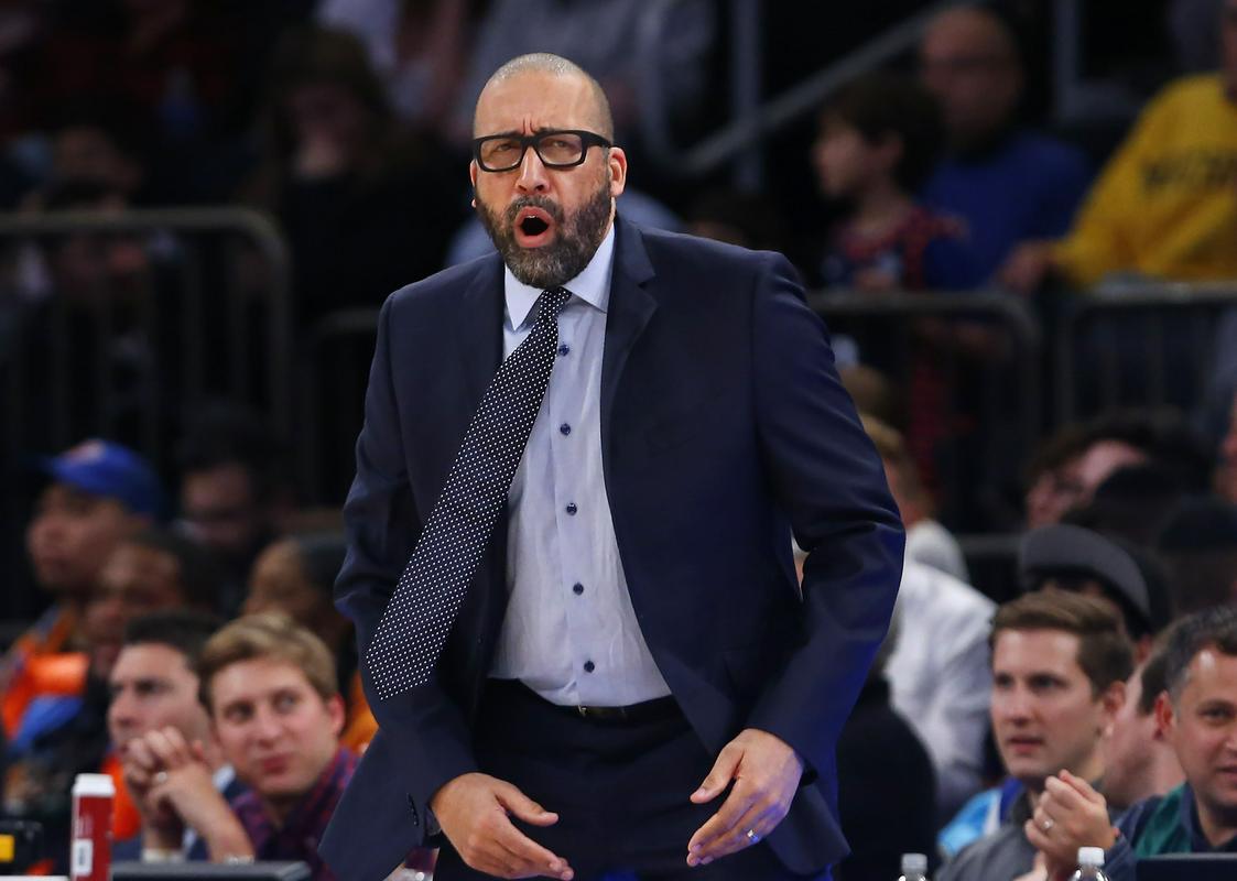 45-letni David Fizdale je v letih 2012 in 2013 v vlogi pomočnika trenerja Erika Spoelstre osvojil naslov prvaka z Miamijem, 7. maja 2018 pa je postal trener New Yorka. Foto: Reuters 45-letni David Fizdale je v letih 2012 in 2013 v vlogi pomočnika trenerja Erika Spoelstre osvojil naslov prvaka z Miamijem, 7. maja 2018 pa je postal trener New Yorka. Foto: Reuters