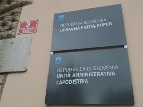 Nepravilnosti na Upravni enoti Koper, minister ni izbral novega načelnika