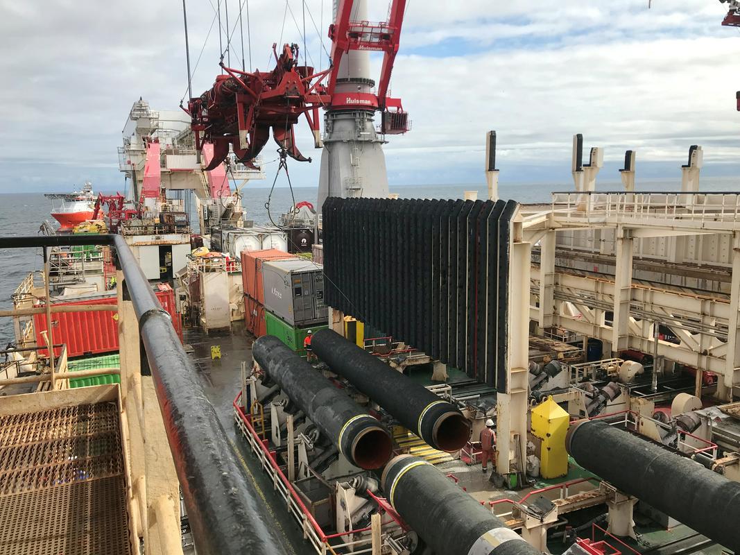 Severni tok 2 je ključni del izvozne strategije ruskega državnega energetskega velikana Gazprom. Foto: Reuters Severni tok 2 je ključni del izvozne strategije ruskega državnega energetskega velikana Gazprom. Foto: Reuters