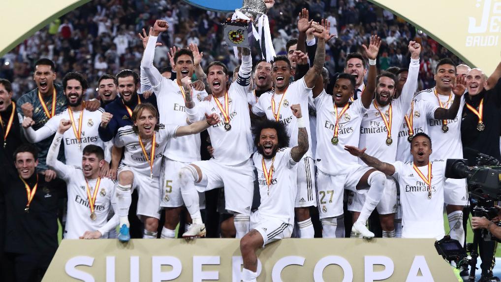 Madridski Real je enajstič osvojil španski superpokal. Foto: Reuters Madridski Real je enajstič osvojil španski superpokal. Foto: Reuters