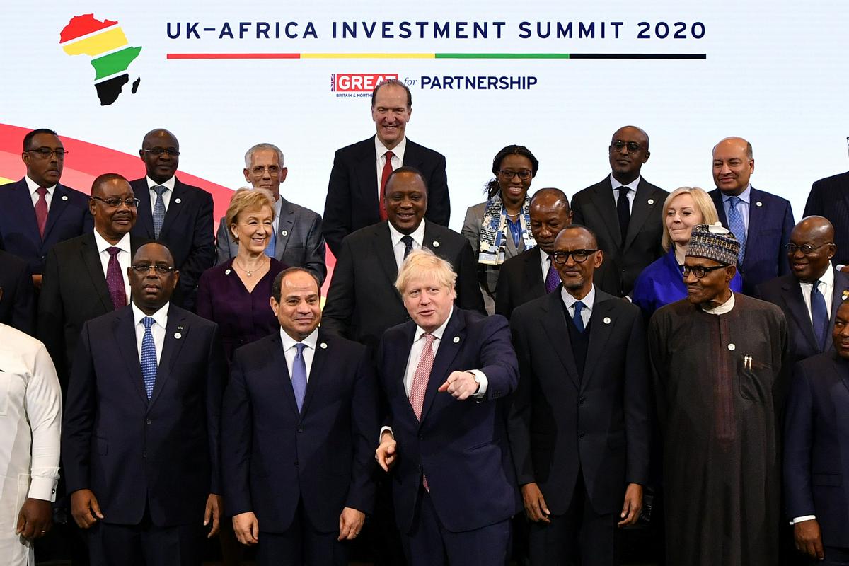 Johnson si prizadeva okrepiti trgovinske vezi z državami Afrike. Foto: Reuters Johnson si prizadeva okrepiti trgovinske vezi z državami Afrike. Foto: Reuters