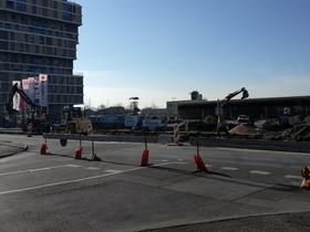Krožišče bo z dostopno cesto povezalo nakupovalni center