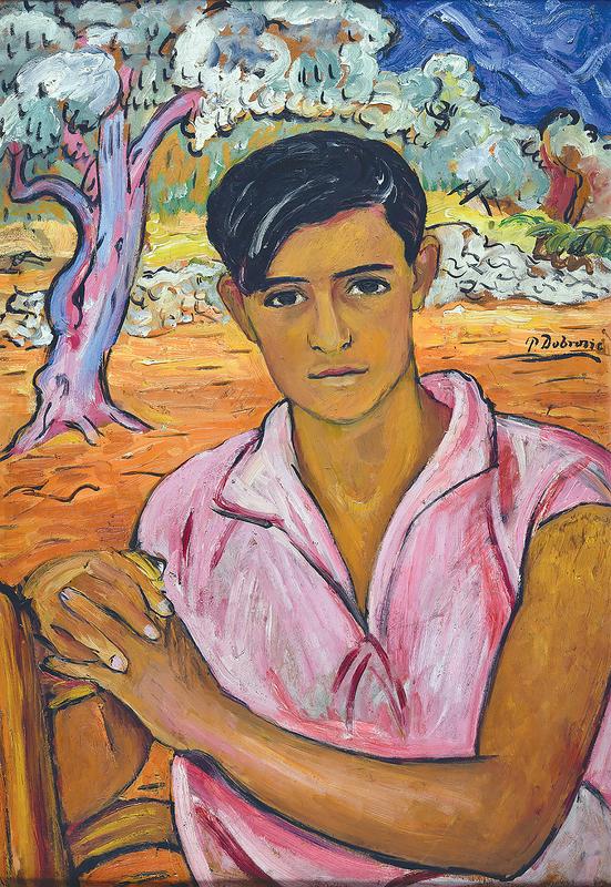 Petar Dobrović, Margarita, 1928, olje, karton, 73 x 51 cm. Foto: Galerija Srbske matice Petar Dobrović, Margarita, 1928, olje, karton, 73 x 51 cm. Foto: Galerija Srbske matice