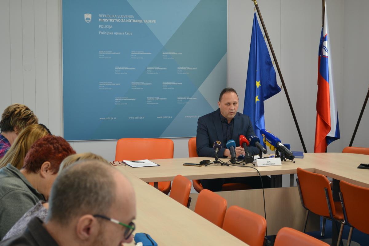 Aleš Slapnik je povedal, da nagib dejanja še ni razjasnjen. Foto: PU Celje Aleš Slapnik je povedal, da nagib dejanja še ni razjasnjen. Foto: PU Celje