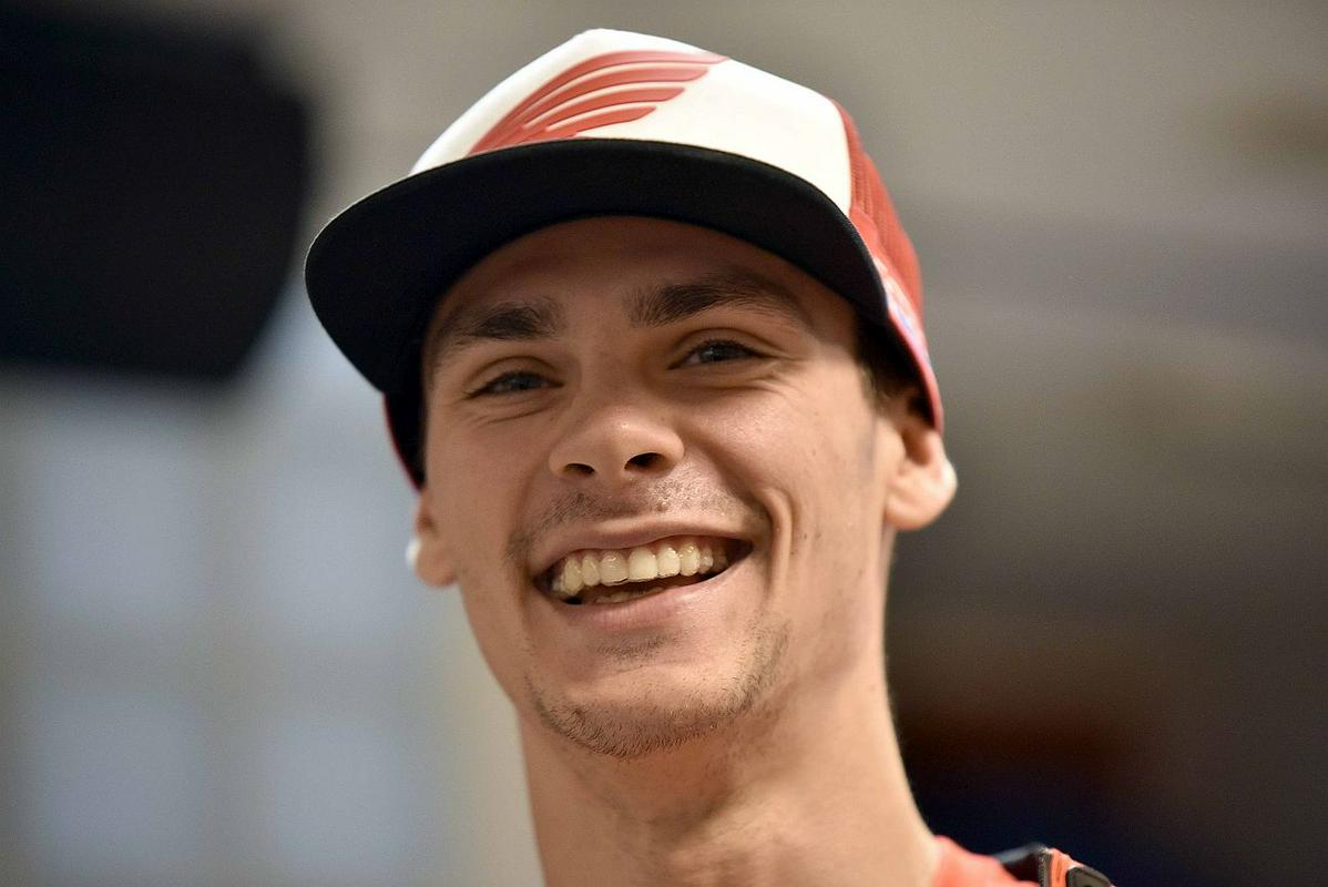 Tim Gajser je bil na srečanju z novinarji izvrstno razpoložen. Foto: BoBo Tim Gajser je bil na srečanju z novinarji izvrstno razpoložen. Foto: BoBo