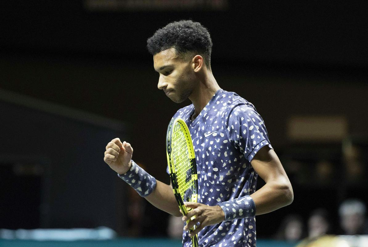 Felix Auger-Aliassime je eden največjih talentov svetovnega tenisa. Foto: EPA Felix Auger-Aliassime je eden največjih talentov svetovnega tenisa. Foto: EPA