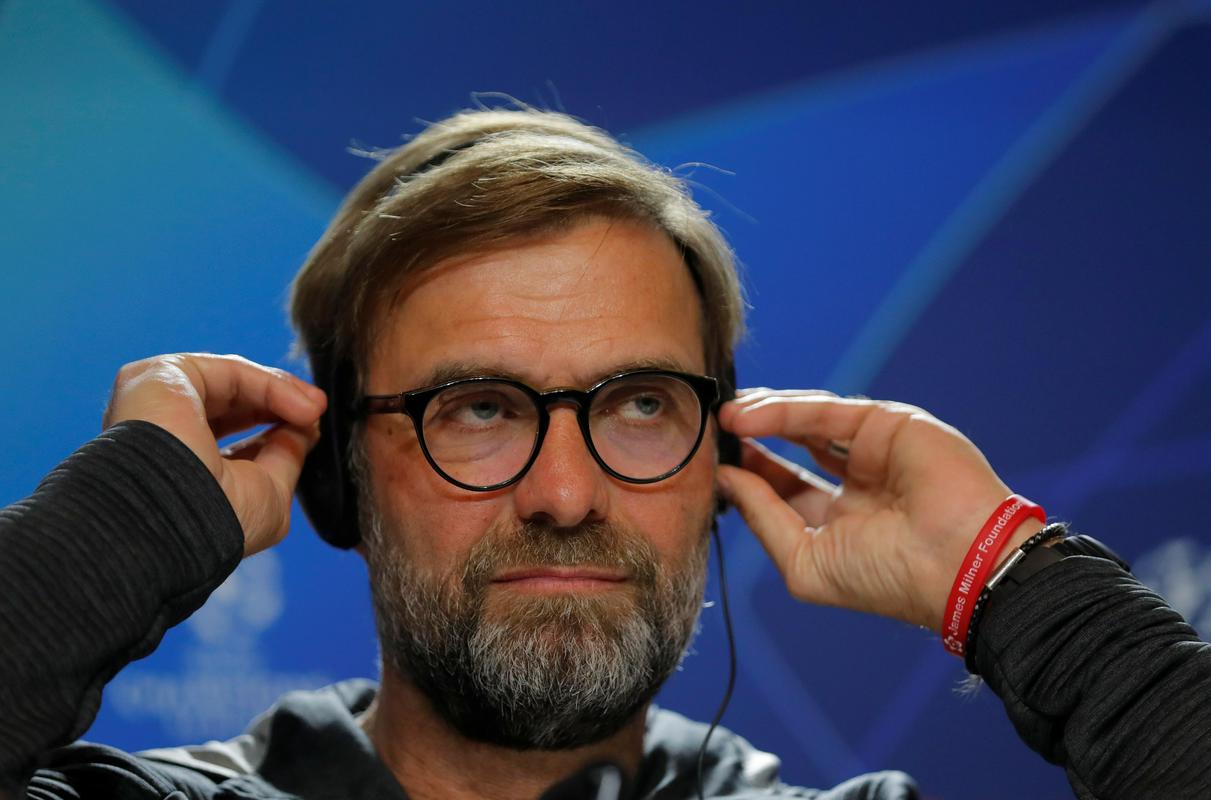 Jürgen Klopp je bil znova zelo dobro razpoložen na novinarski konferenci. Večkrat je nasmejal predstavnike sedme sile. Foto: Reuters Jürgen Klopp je bil znova zelo dobro razpoložen na novinarski konferenci. Večkrat je nasmejal predstavnike sedme sile. Foto: Reuters