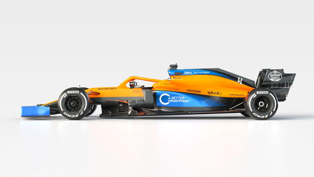 McLaren MCL35 (dirkača: Carlos Sainz ml. in Lando Norris). Foto: Twitter/McLarenF1 McLaren MCL35 (dirkača: Carlos Sainz ml. in Lando Norris). Foto: Twitter/McLarenF1